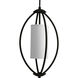 Calven 2 Light 16 inch Forged Black Hall & Foyer Ceiling Light