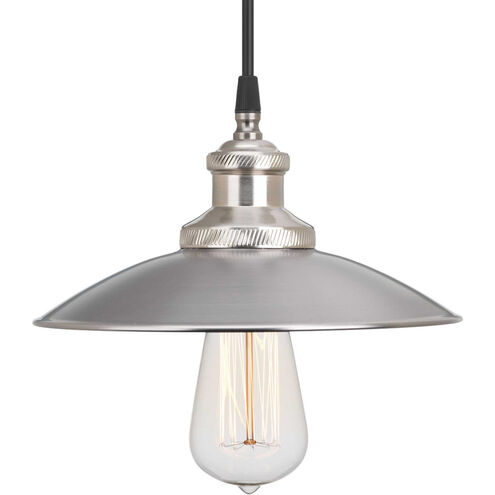 Archives 1 Light 9 inch Antique Nickel Mini-Pendant Ceiling Light