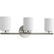 Replay 3 Light 22 inch Polished Nickel Bath Vanity Wall Light