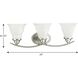 Trinity 3 Light 24 inch Brushed Nickel Bath Vanity Wall Light