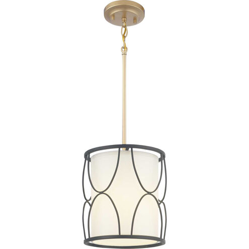 Landree 1 Light 10 inch Matte Black Mini-Pendant Ceiling Light