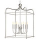 Assembly Hall 8 Light 25 inch Brushed Nickel Pendant Ceiling Light, Design Series