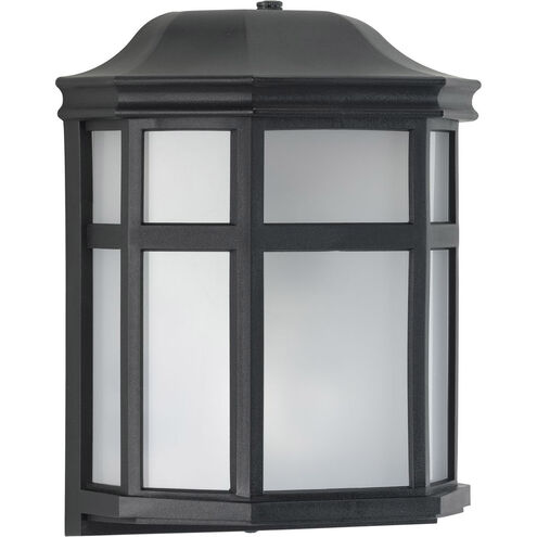 Milford Non-Metallic Lantern 1 Light 10 inch Textured Black Outdoor Wall Lantern