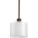 Invite 1 Light 6.5 inch Antique Bronze Mini-Pendant Ceiling Light
