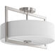 Harmony 3 Light 15 inch Brushed Nickel Semi-Flush Convertible Ceiling Light
