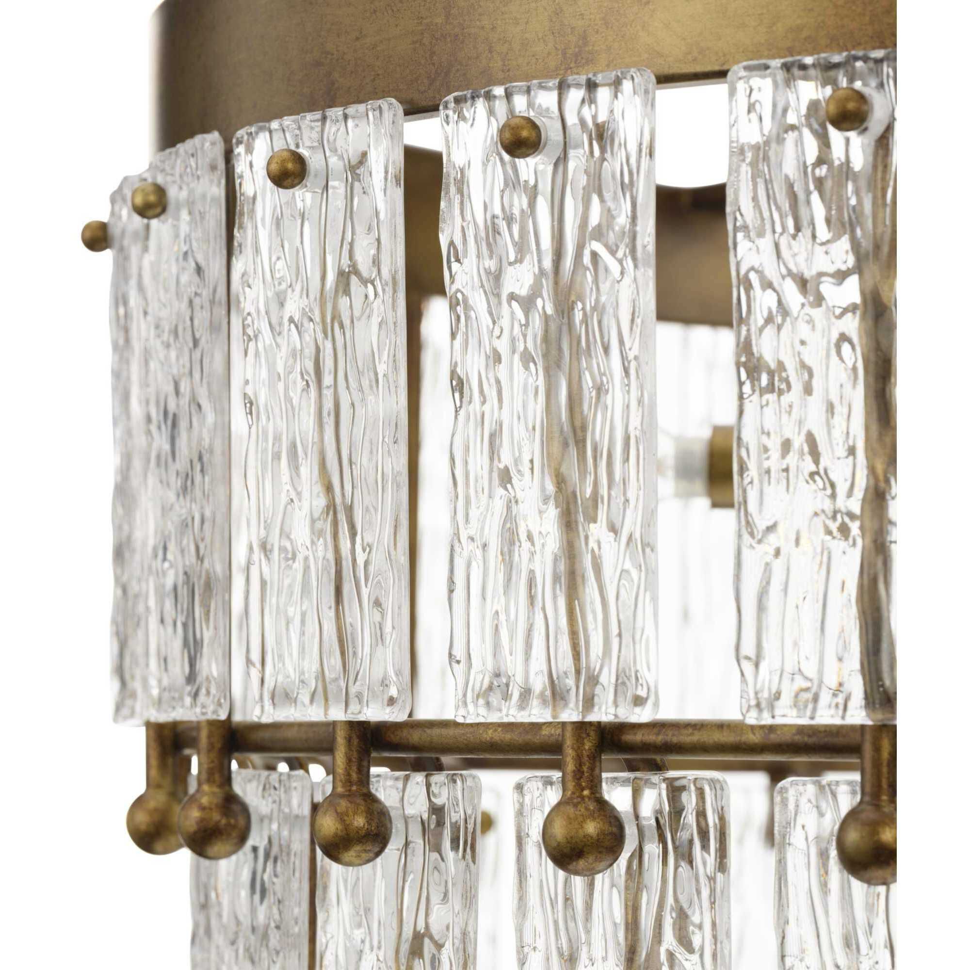 Chevall 9 Light 32 inch Gold Ombre Chandelier Ceiling Light, Design Series