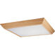 Modular Fluorescent Oak 26 inch Trim and Diffuser