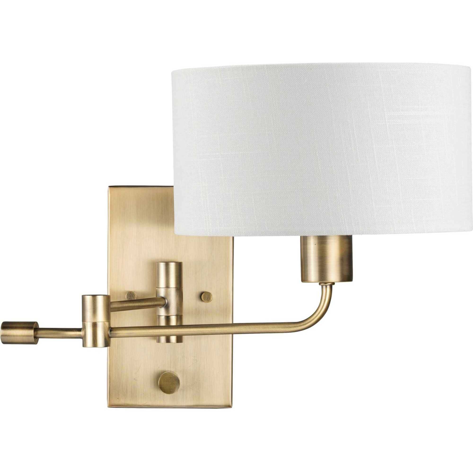 Carrick 1 Light 11 inch Vintage Brass Wall Light
