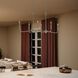 Ilia 6 Light 36 inch Brushed Nickel Island Chandelier Ceiling Light