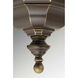 Crawford 4 Light 12 inch Oil Rubbed Bronze Outdoor Hanging Lantern