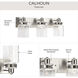 Calhoun 3 Light 22 inch Brushed Nickel Bath Vanity Wall Light