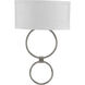 LED Shaded Sconce 1 Light 14.00 inch Wall Sconce