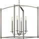 Winslett 4 Light 20 inch Brushed Nickel Foyer Pendant Ceiling Light