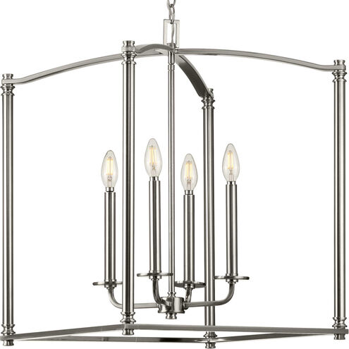 Winslett 4 Light 20 inch Brushed Nickel Foyer Pendant Ceiling Light