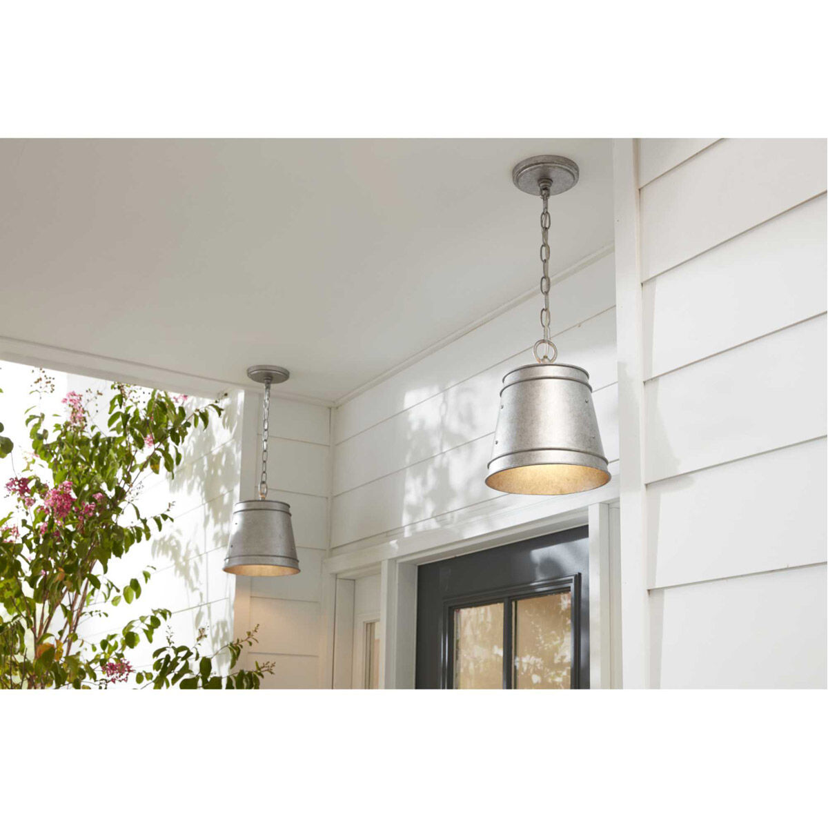 Galveston 1 Light 9.25 inch Galvanized Pendant Ceiling Light