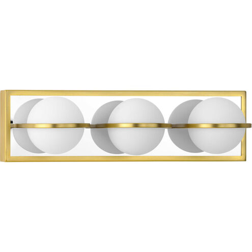 Pearl LED LED 18 inch Satin Brass Bath Vanity Wall Light, Progress LED