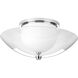Fortune LED 16 inch Polished Chrome Flush Mount Ceiling Light
