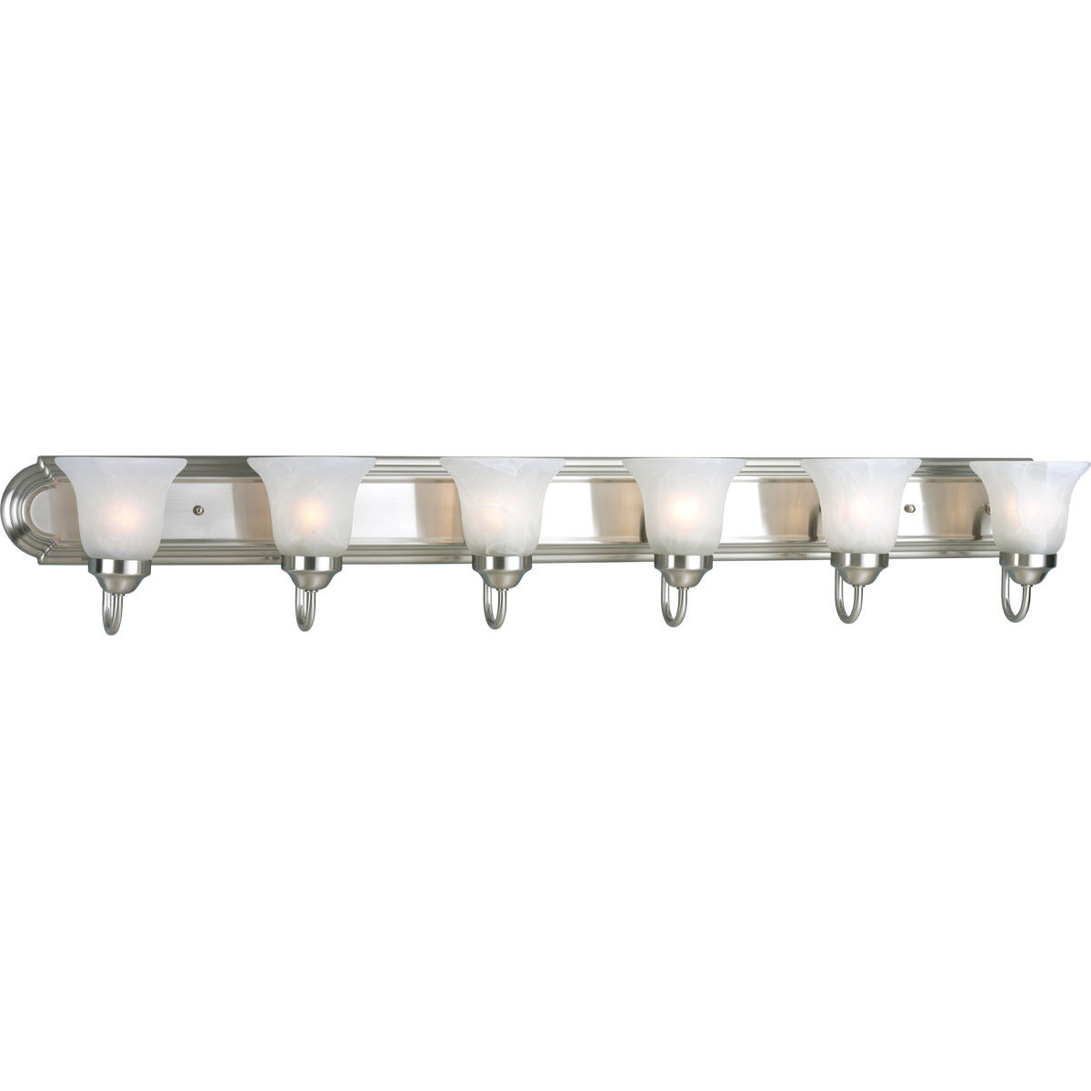 48 inch vanity light brushed deals nickel