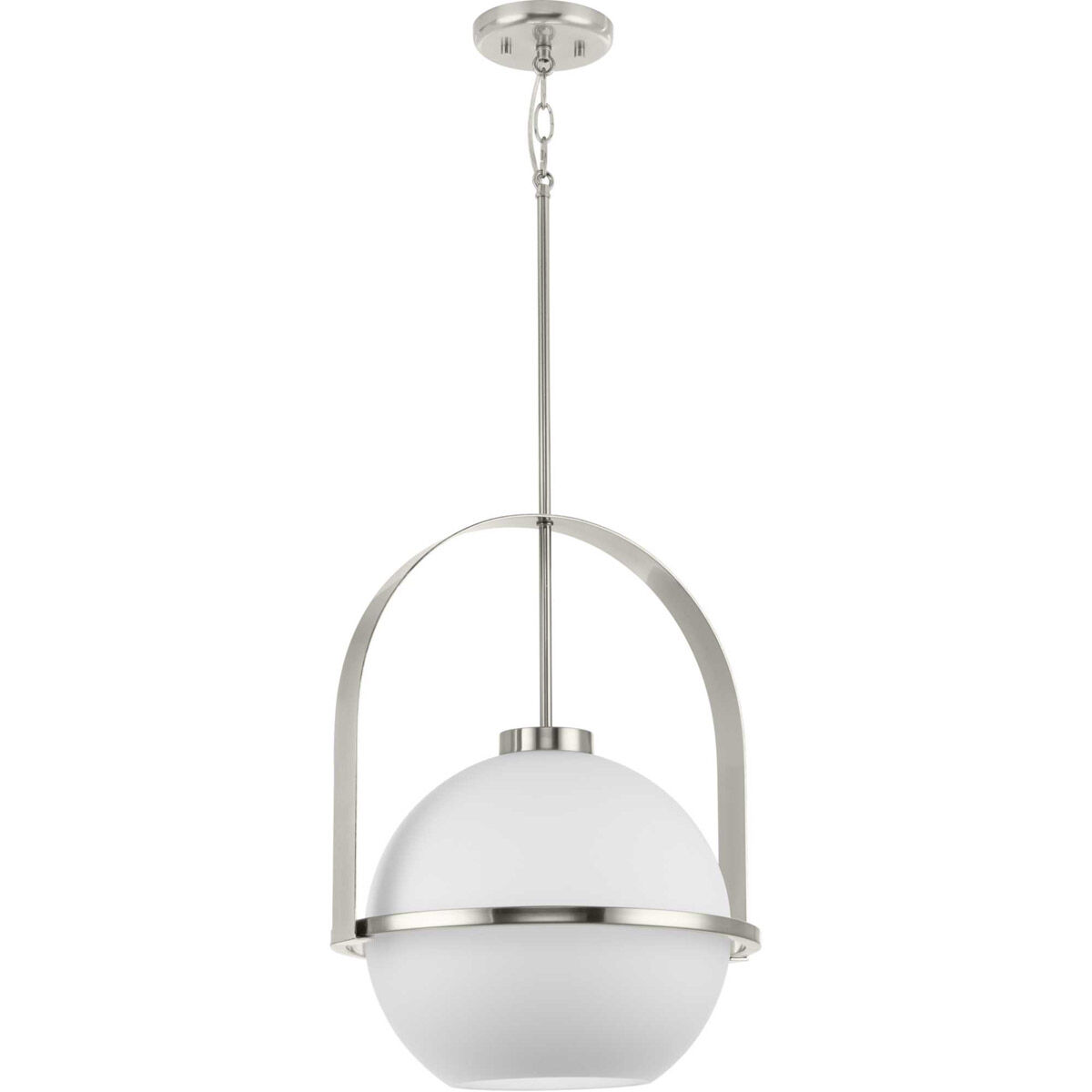 Delayne 1 Light 16.12 inch Brushed Nickel Pendant Ceiling Light