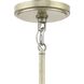 Laurel 6 Light 28 inch Gilded Silver Chandelier Ceiling Light, Design Series