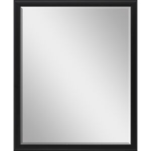 Mirror Collection 43 X 33 inch Black Wall Mirror
