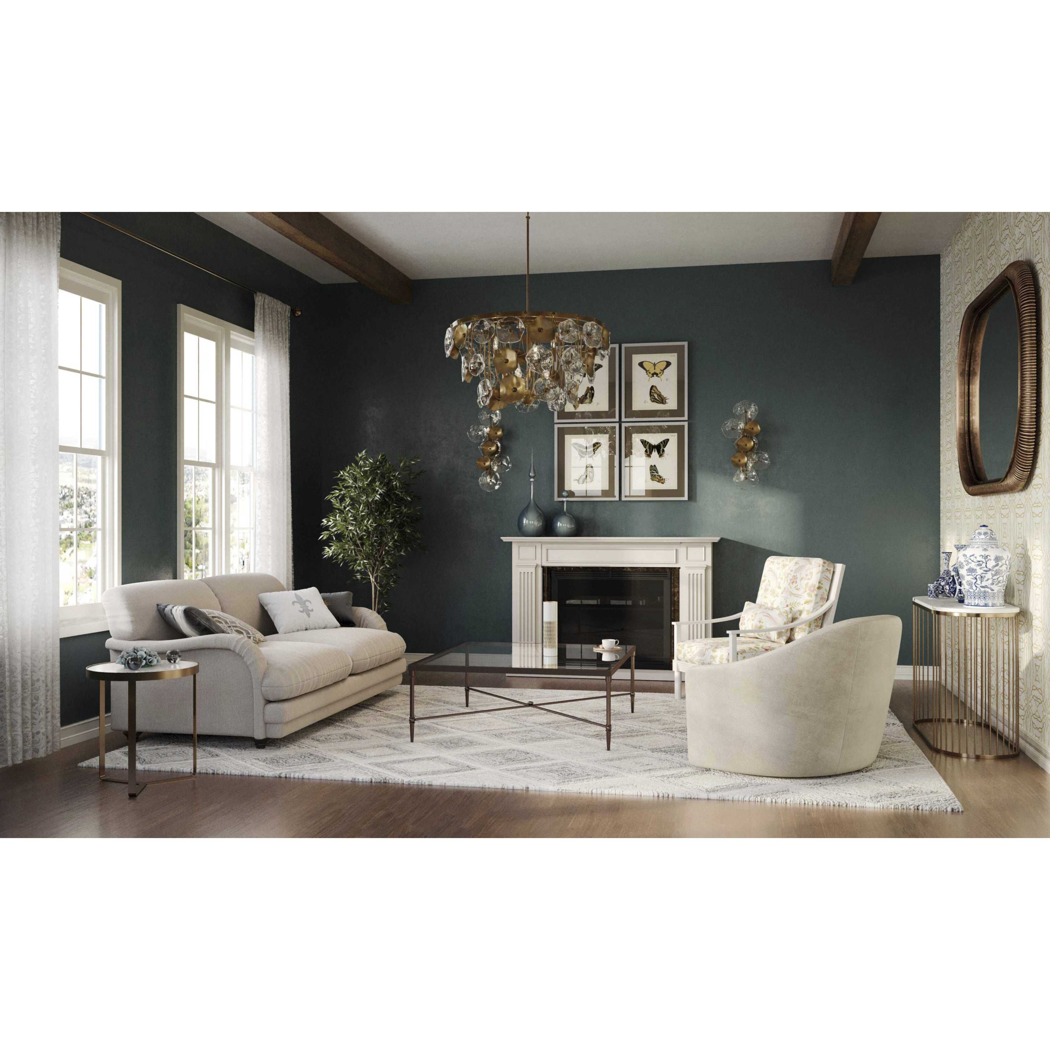 Loretta 4 Light 24 inch Gold Ombre Wall Sconce Wall Light, Design Series