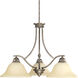 Spirit 3 Light 27 inch Pebbles Chandelier Ceiling Light