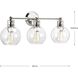 Hansford 3 Light 25 inch Polished Nickel Bath Vanity Wall Light