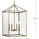 Hillcrest 4 Light 17 inch Vintage Brass Foyer Light Ceiling Light