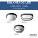 Bulkheads LED LED 11 inch Textured Black Outdoor Ceiling/Wall Light, Progress LED