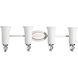 Elina 4 Light 32.25 inch Polished Nickel Bath Vanity Wall Light
