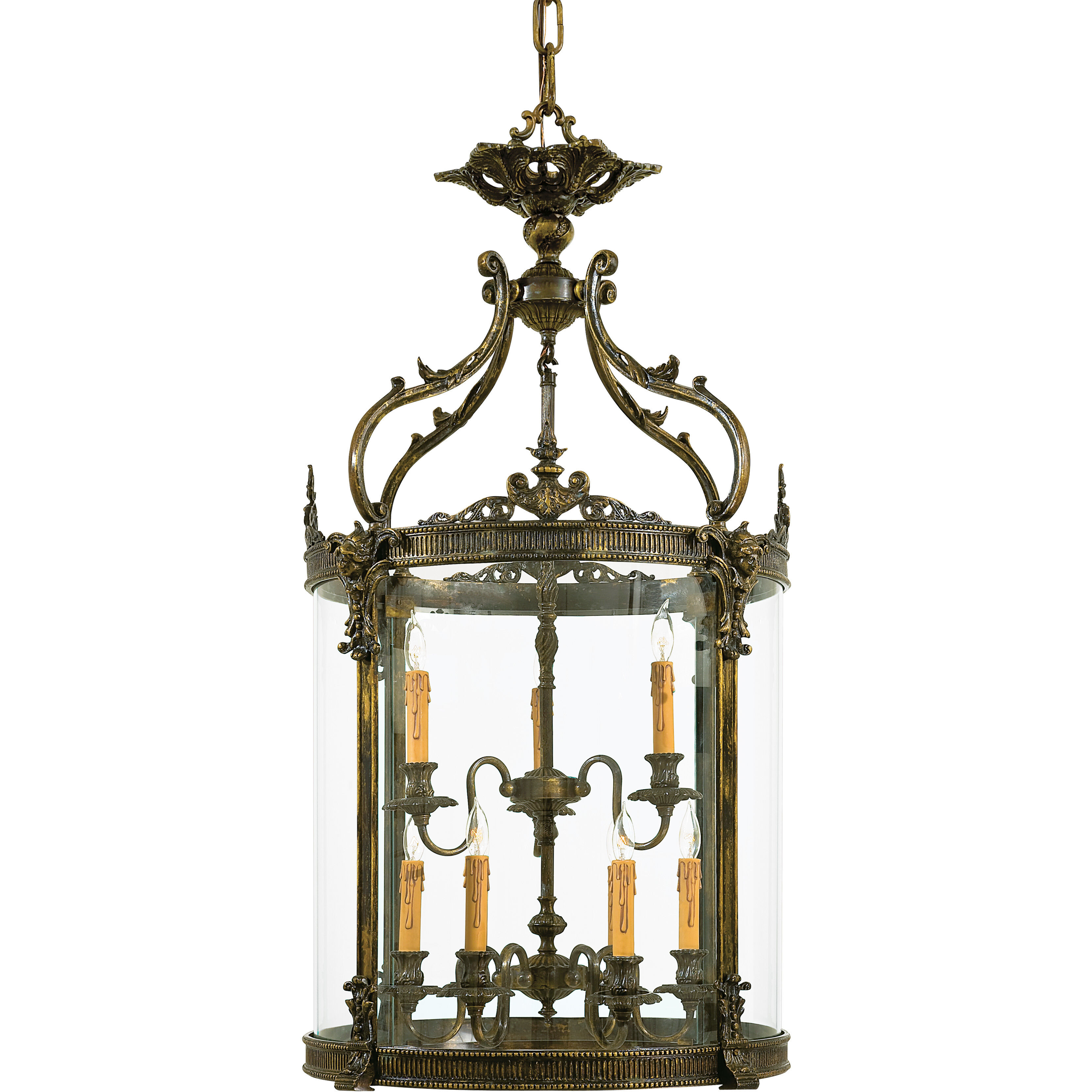Metropolitan Family Collection 9 Light 24 inch Oxide French Gold Foyer Pendant Ceiling Light