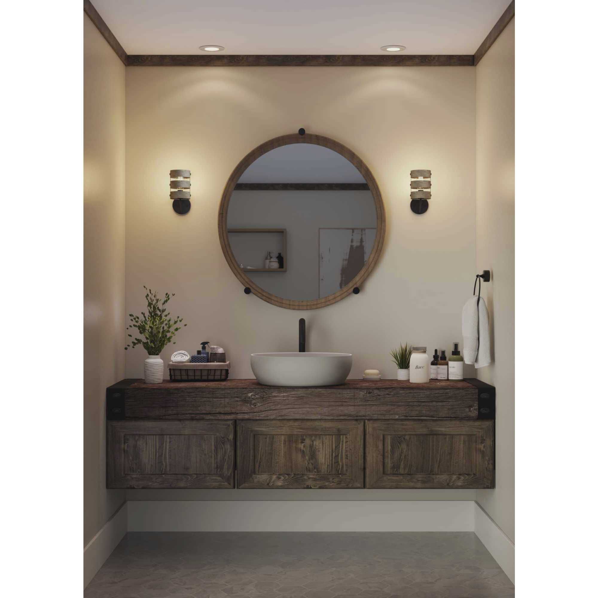 Gulliver 1 Light 6 inch Graphite Bath Vanity Wall Light