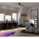 Braden 54 inch Matte Black with Matte Black and Distressed Ebony Blades Hugger Ceiling Fan