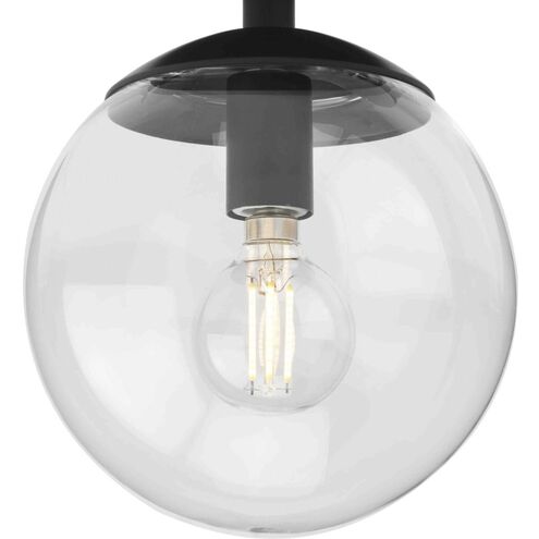 Atwell 1 Light 5.87 inch Matte Black Semi-flush Ceiling Light