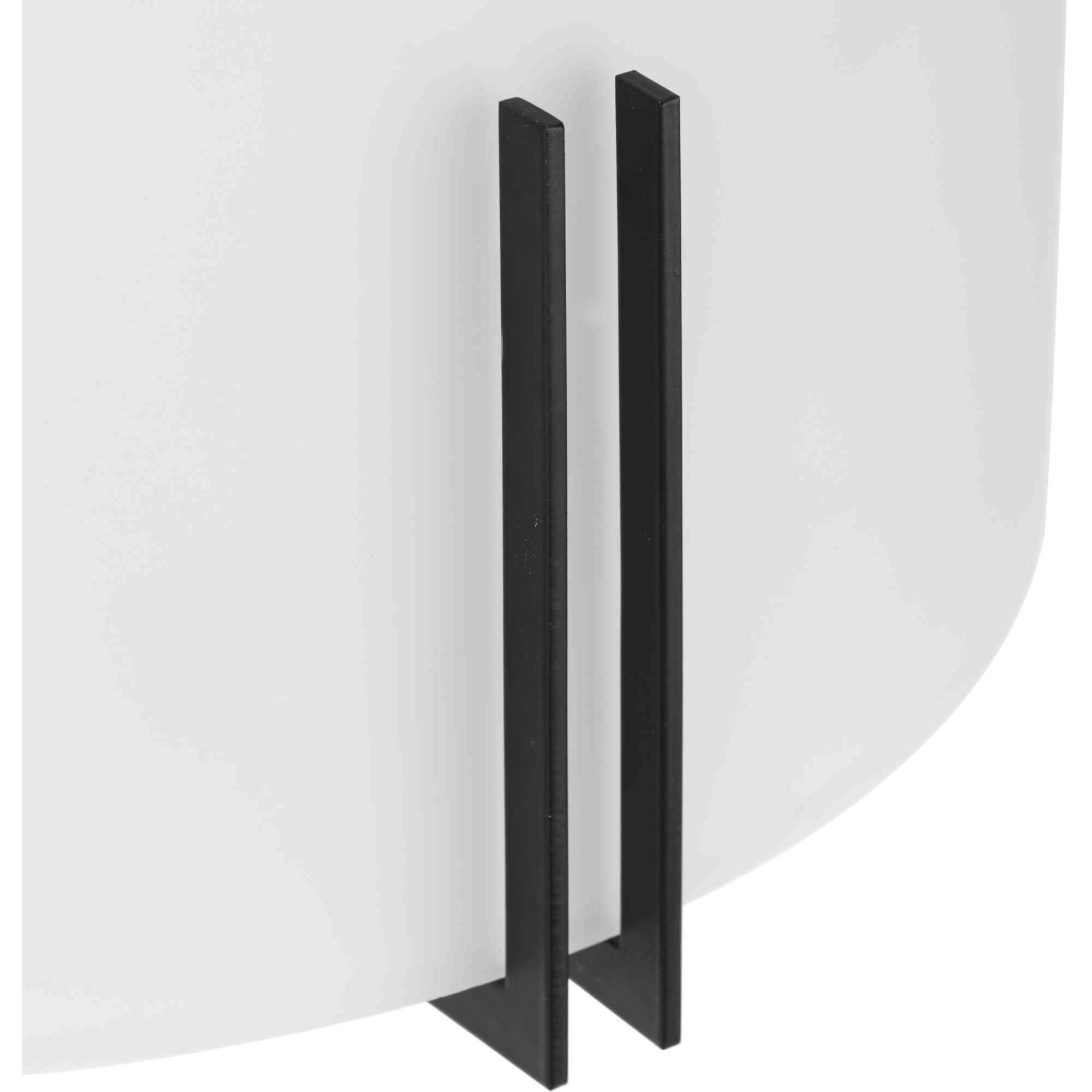 Modern Glass Sconce 2 Light 4 inch Matte Black ADA Wall Sconce Wall Light