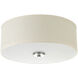 Inspire LED LED 13 inch Brushed Nickel Flush Mount Ceiling Light, Progress LED