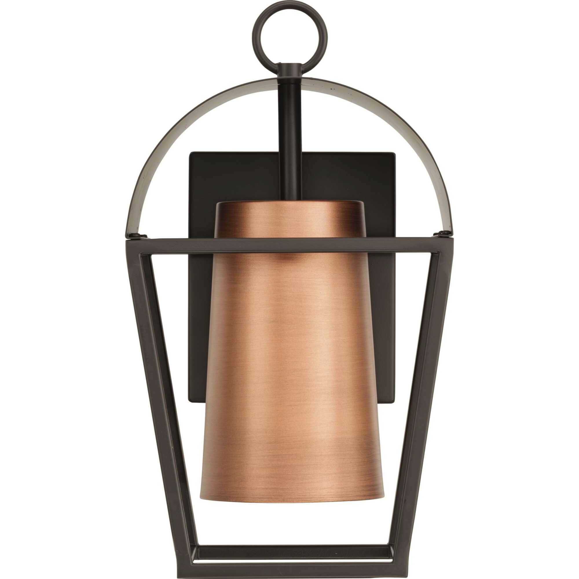 Hutchence 1 Light 12 inch Antique Bronze Outdoor Wall Lantern