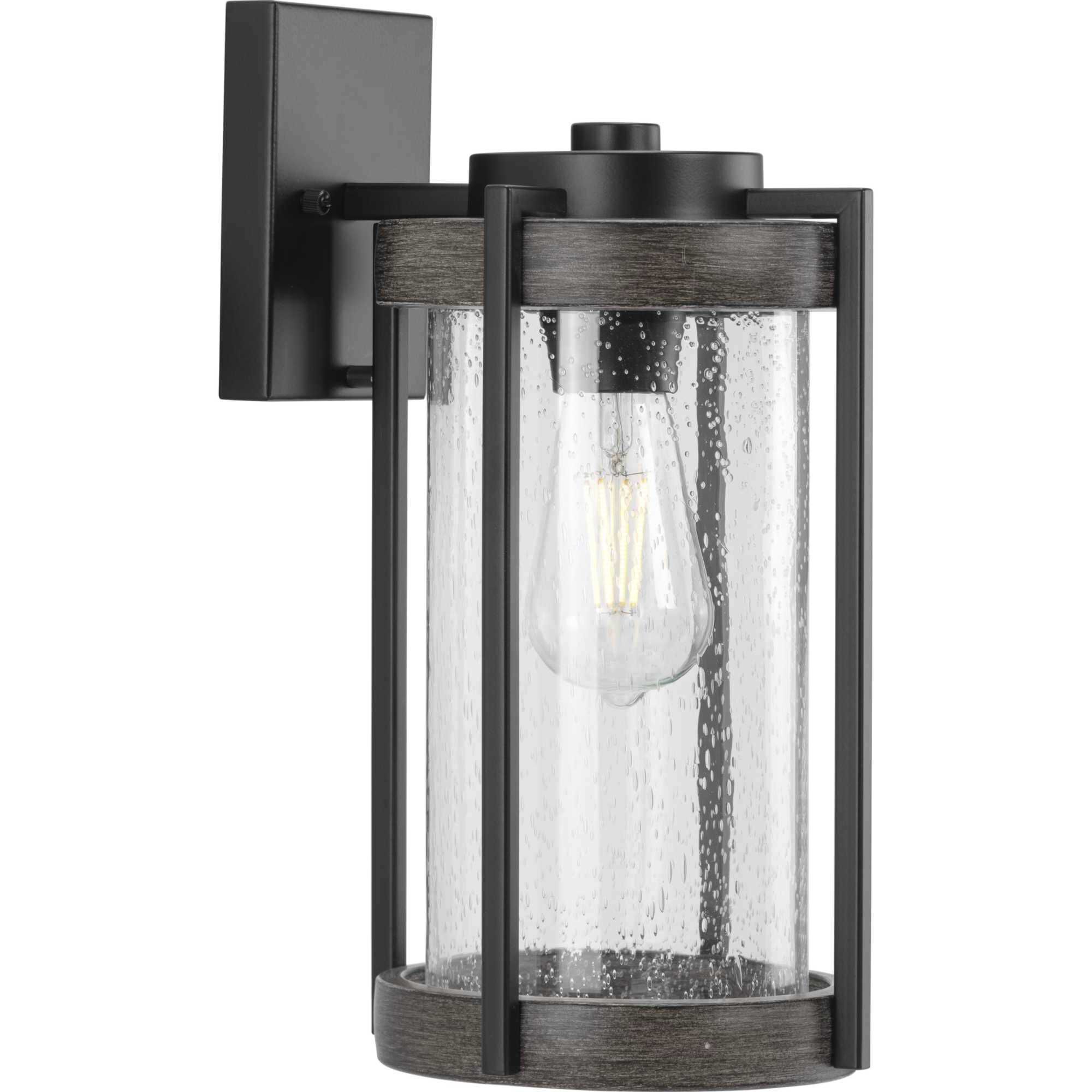 Whitmire 1 Light 15 inch Matte Black Outdoor Wall Lantern