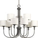 Clayton 9 Light 37 inch Espresso Chandelier Ceiling Light