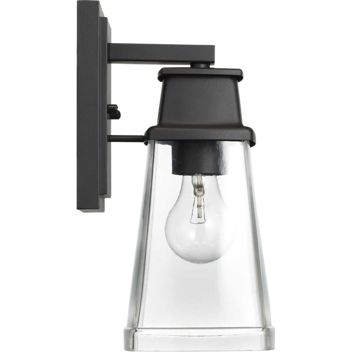 Greene Ridge 1 Light 12 inch Textured Black Outdoor Wall Lantern, Small
