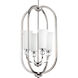Elina 4 Light 16 inch Polished Nickel Pendant Ceiling Light