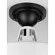 Cedar Springs 1 Light 13 inch White Outdoor Semi-Flush Mount