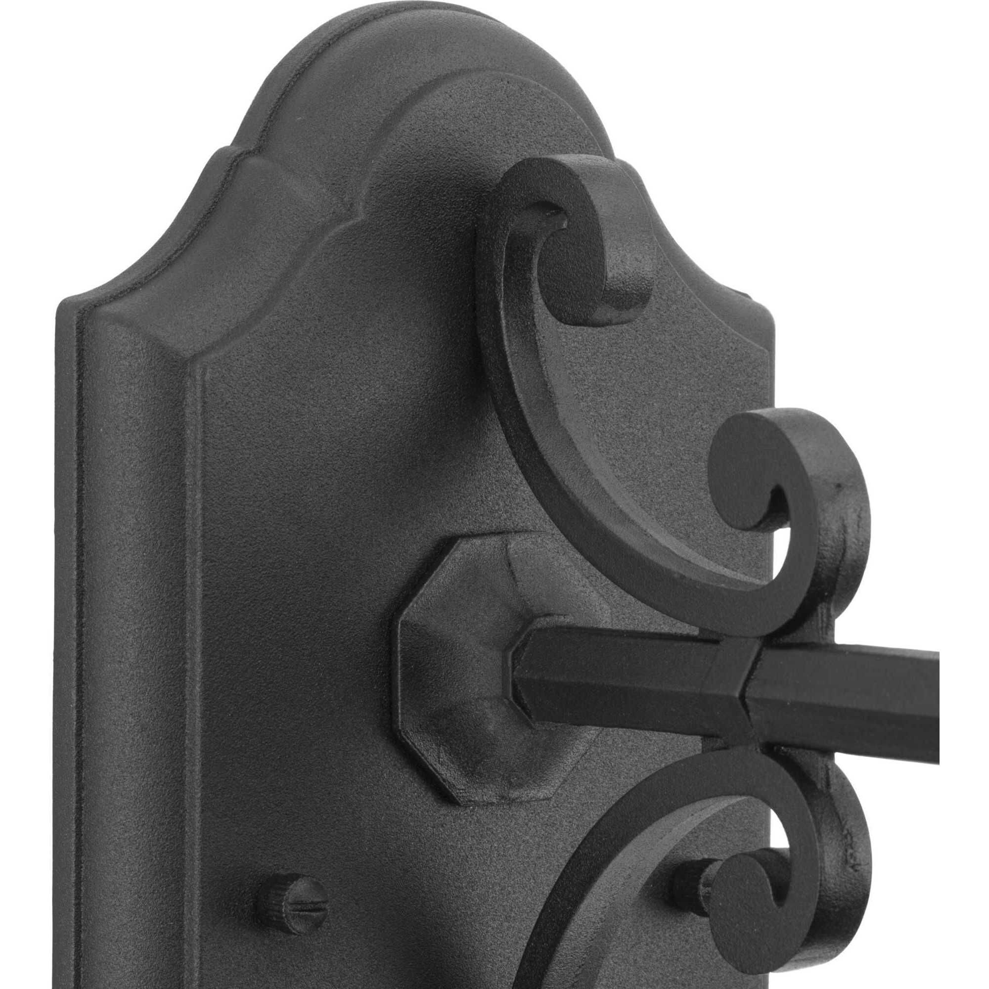 Ashmore 2 Light 15 inch Textured Black Outdoor Wall Lantern