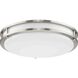 Abide LED LED 14 inch Brushed Nickel Flush Mount Ceiling Light, Medium, Progress LED