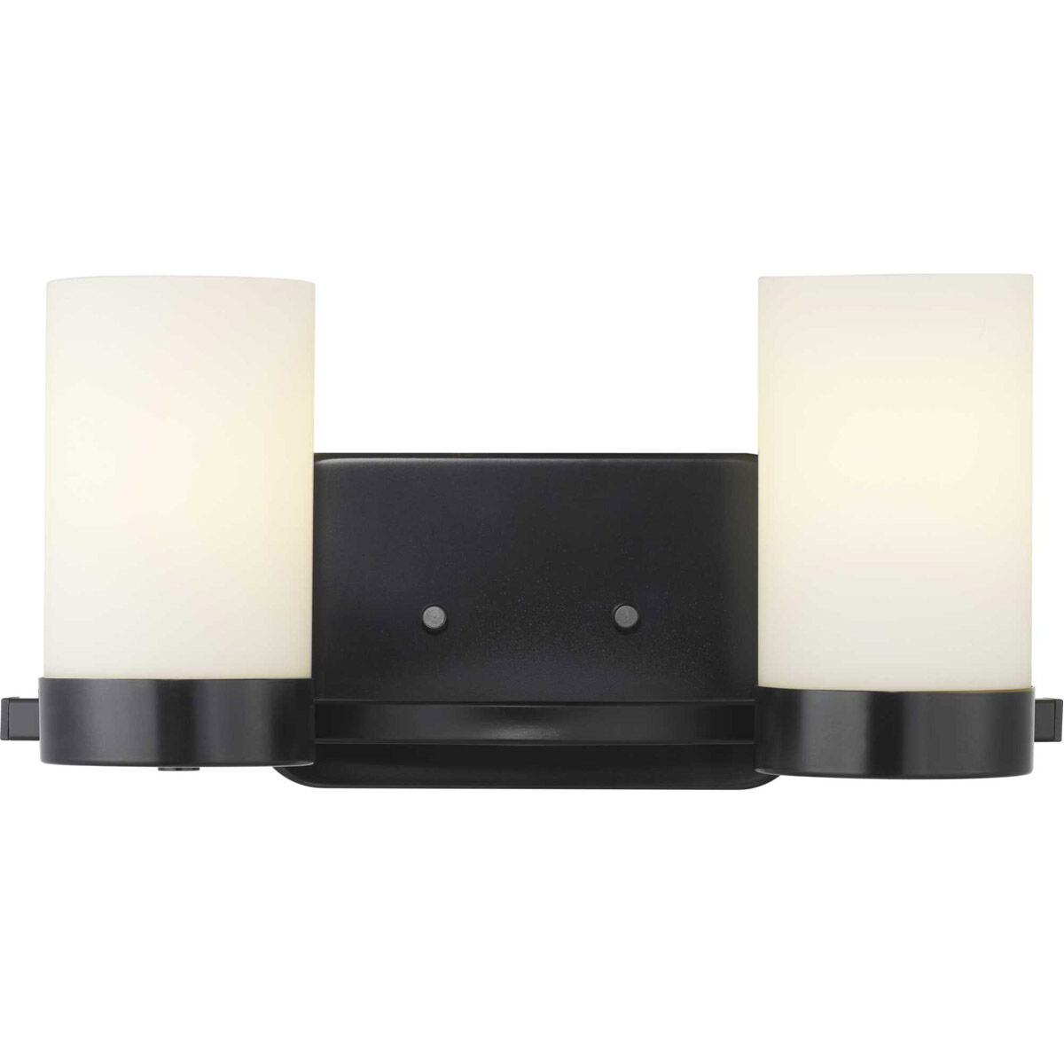 Elevate 2 Light 15 inch Matte Black Bath Vanity Wall Light, Design Series