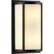 Parkhurst 2 Light 7.5 inch Matte Black ADA Wall Sconce Wall Light