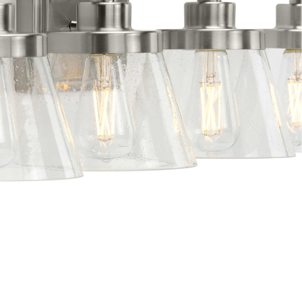 Hinton 4 Light 34 inch Brushed Nickel Bath Vanity Wall Light