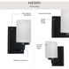 Merry 1 Light 4 inch Matte Black Bath Vanity Wall Light