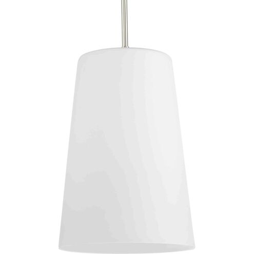 Clarion 1 Light 10.5 inch Polished Nickel Pendant Ceiling Light